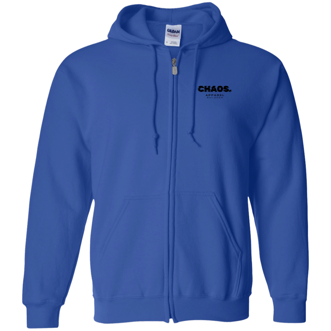 Zip Up Hooded Sweatshirt Logo