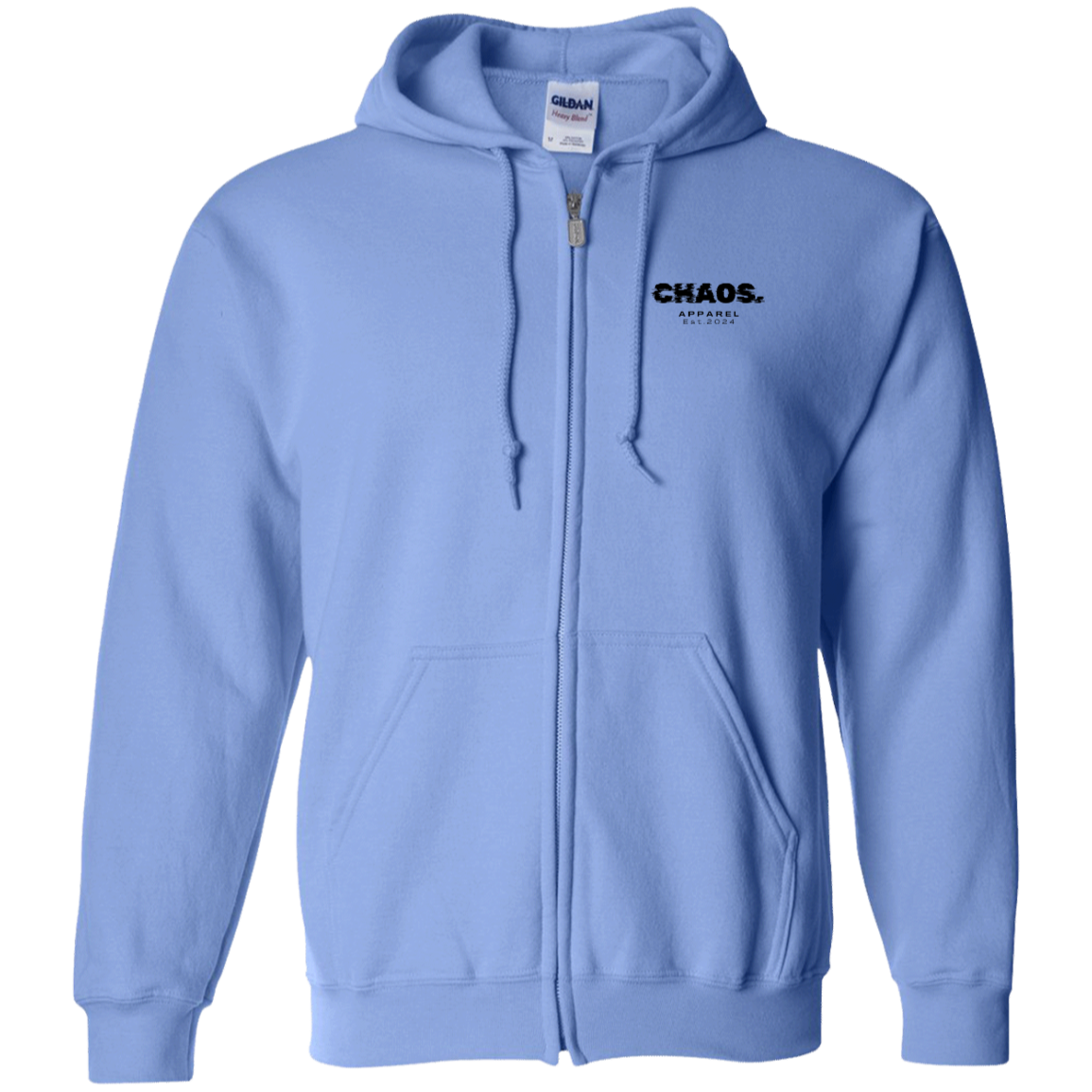 Zip Up Hooded Sweatshirt Logo