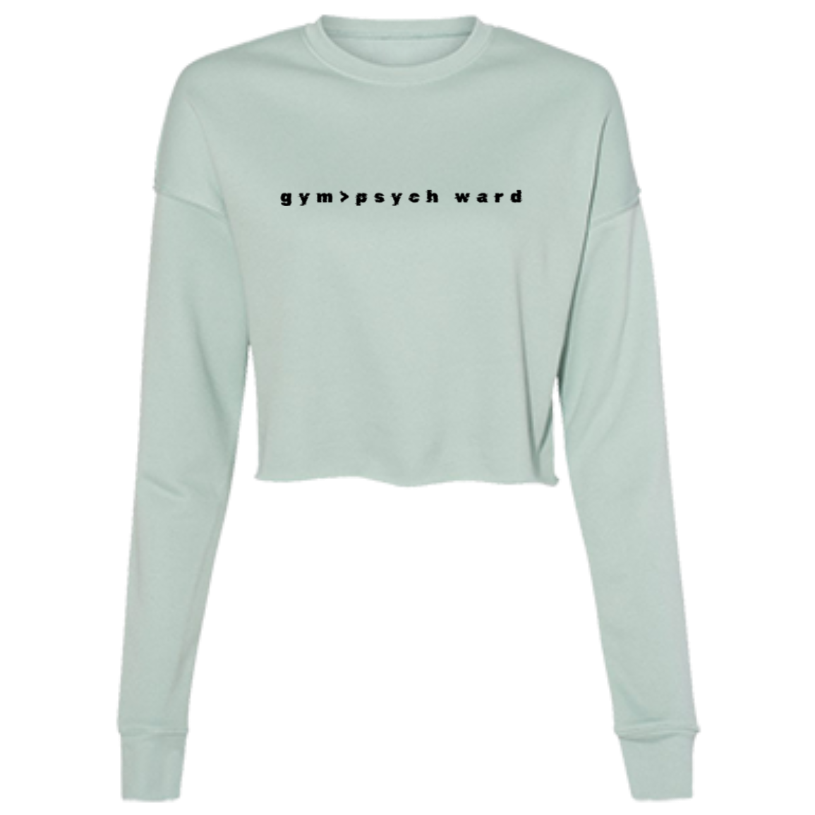 Simple Modern womens cropped Long-sleeve