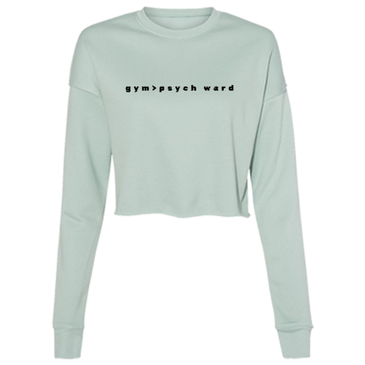 Simple Modern womens cropped Long-sleeve